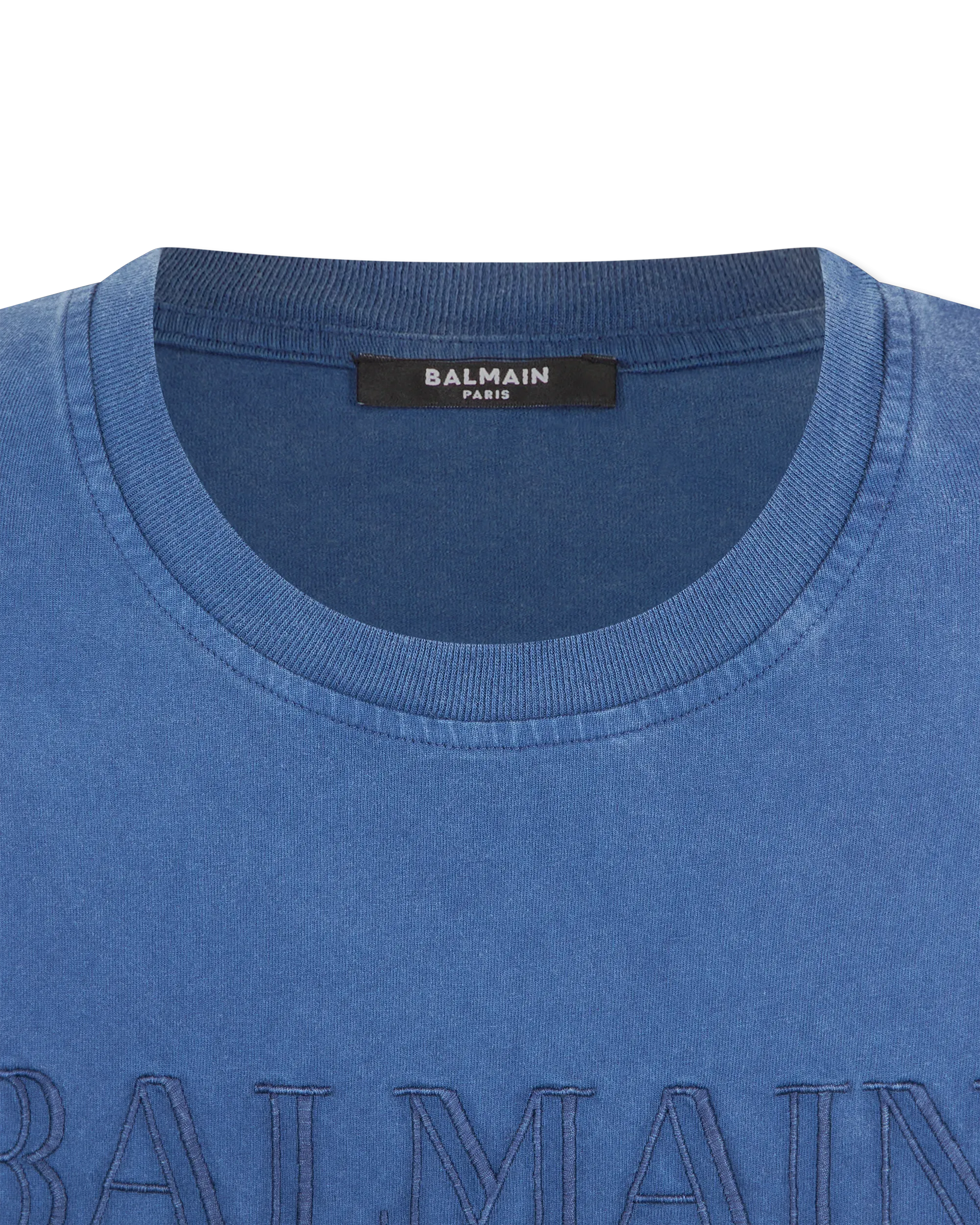 Vintage Balmain Embroidered Loose T-Shirt